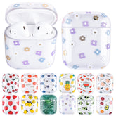 Estuche rígido protector para auriculares de PC con diseño de frutas bronceadas, para AirPods 1/2, para AirPods Pro